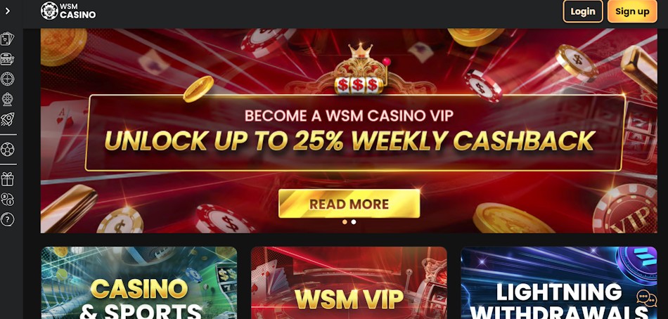 WSM Casino – Paras nettikasino meme-kryptojen ystäville